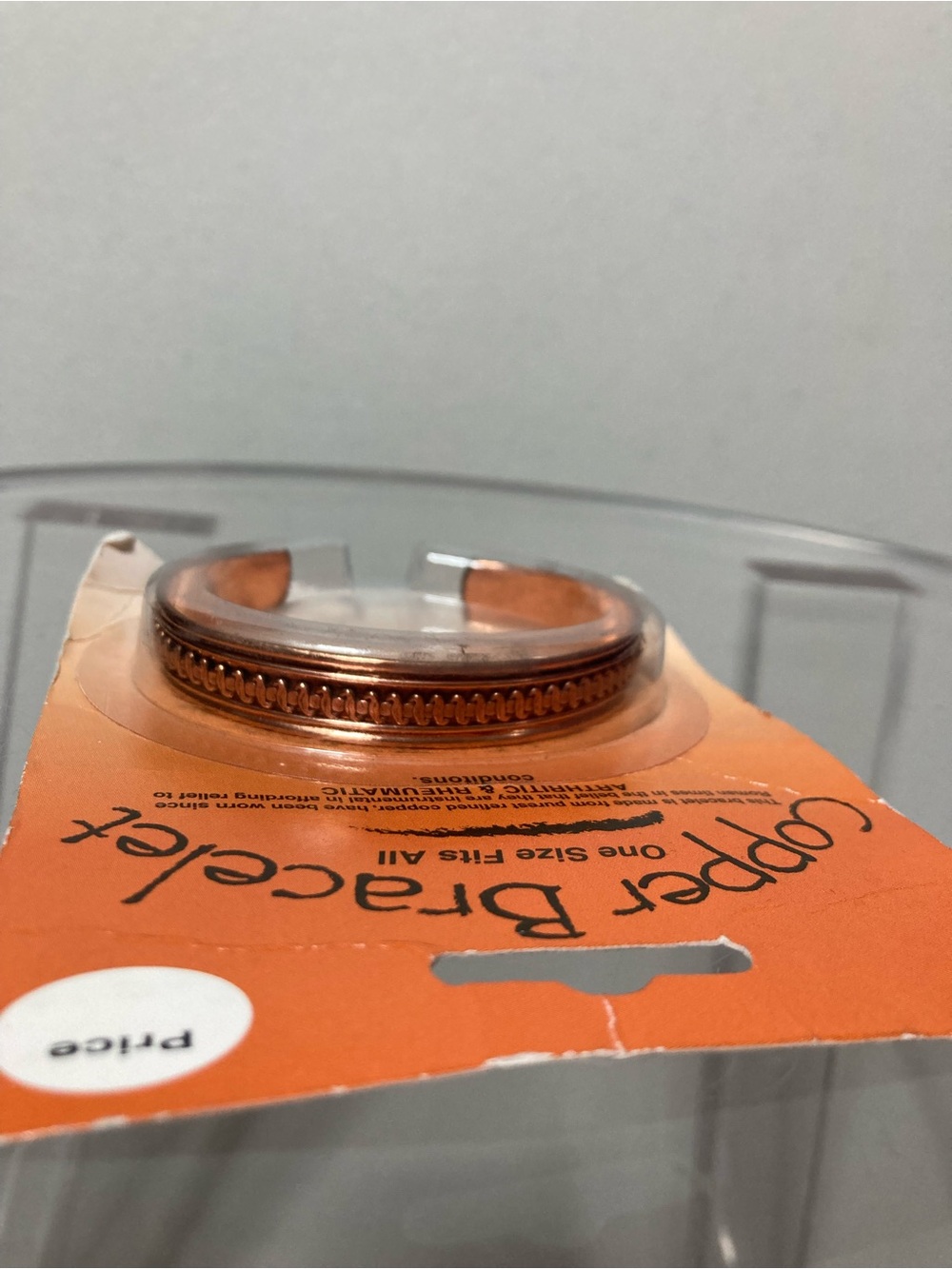 Copper Bracelet Cuff -unisex